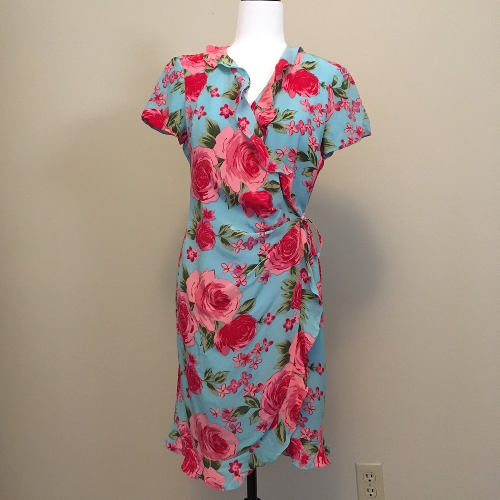 Silk dress. Size 10